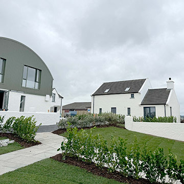 View across gardens of Ballylinny