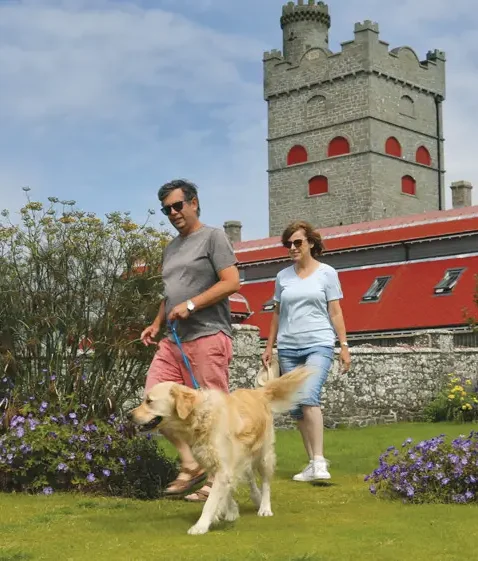 Bondholders Liz and Eric Hope at Coo Palace, Galloway