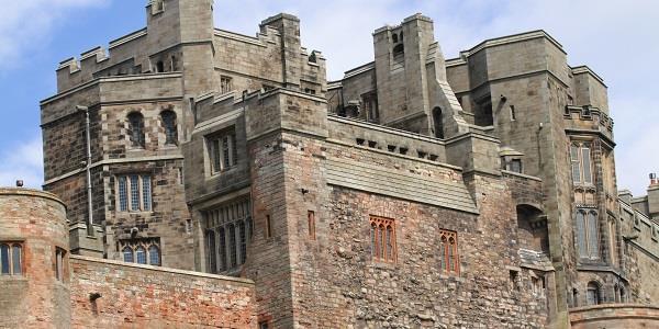 Bamburgh Castle film set