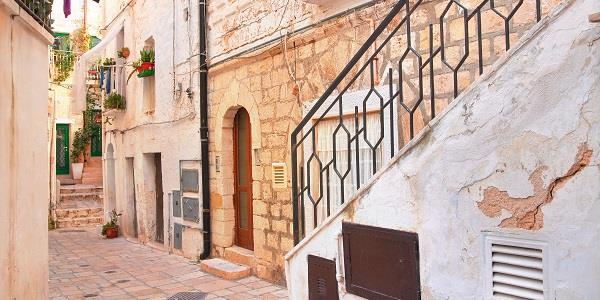 Steps in Polignano a Mare Italy